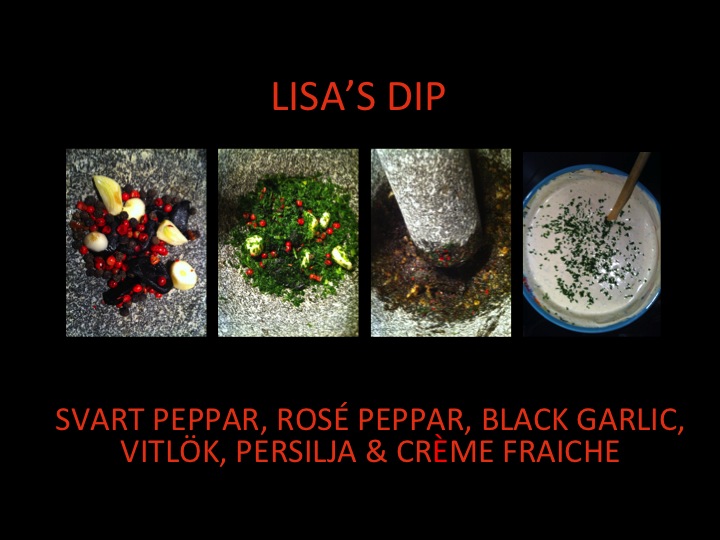 Lisa’s Black Garlic-dip
